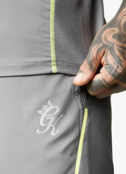 Shorts<Gym King Contrast Flex Short Fossil Grey