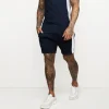 Twin Sets<Gym King Contrast Panel Short Navy/White