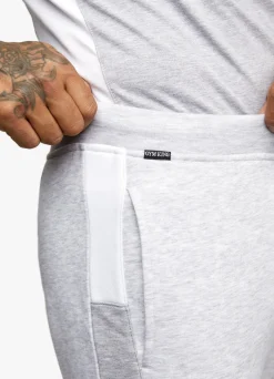 Twin Sets<Gym King Contrast Panel Short Snow Marl/Light Grey/White