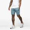 Shorts<Gym King Core Plus Poly Short Smoke Blue/White