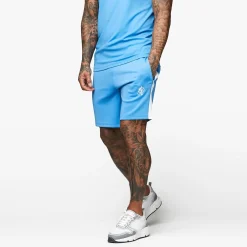 Shorts<Gym King Core Plus Poly Short Azure Blue