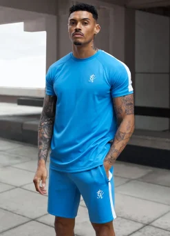 Shorts<Gym King Core Plus Poly Short Azure Blue