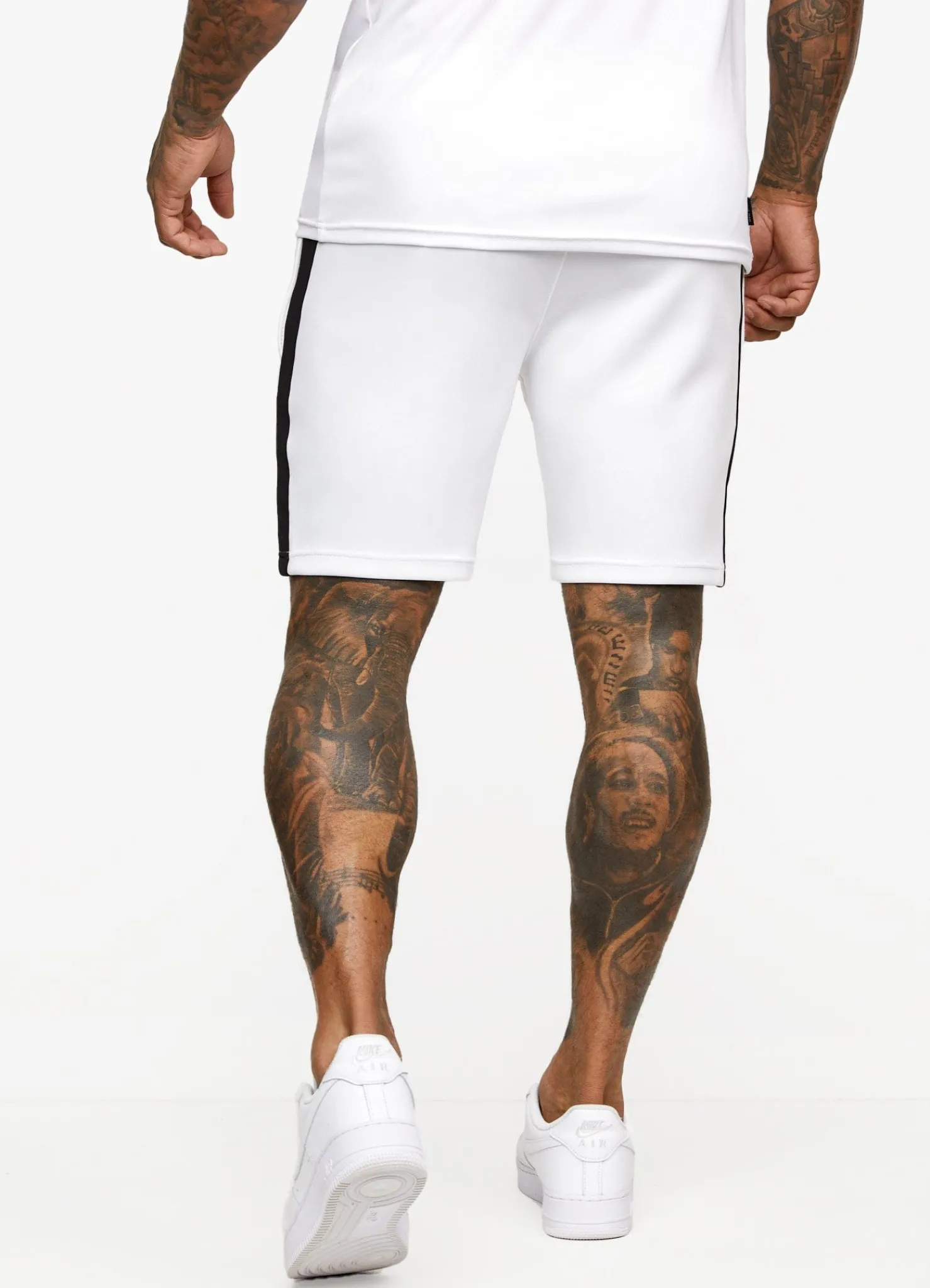 Shorts<Gym King Core Plus Poly Short White
