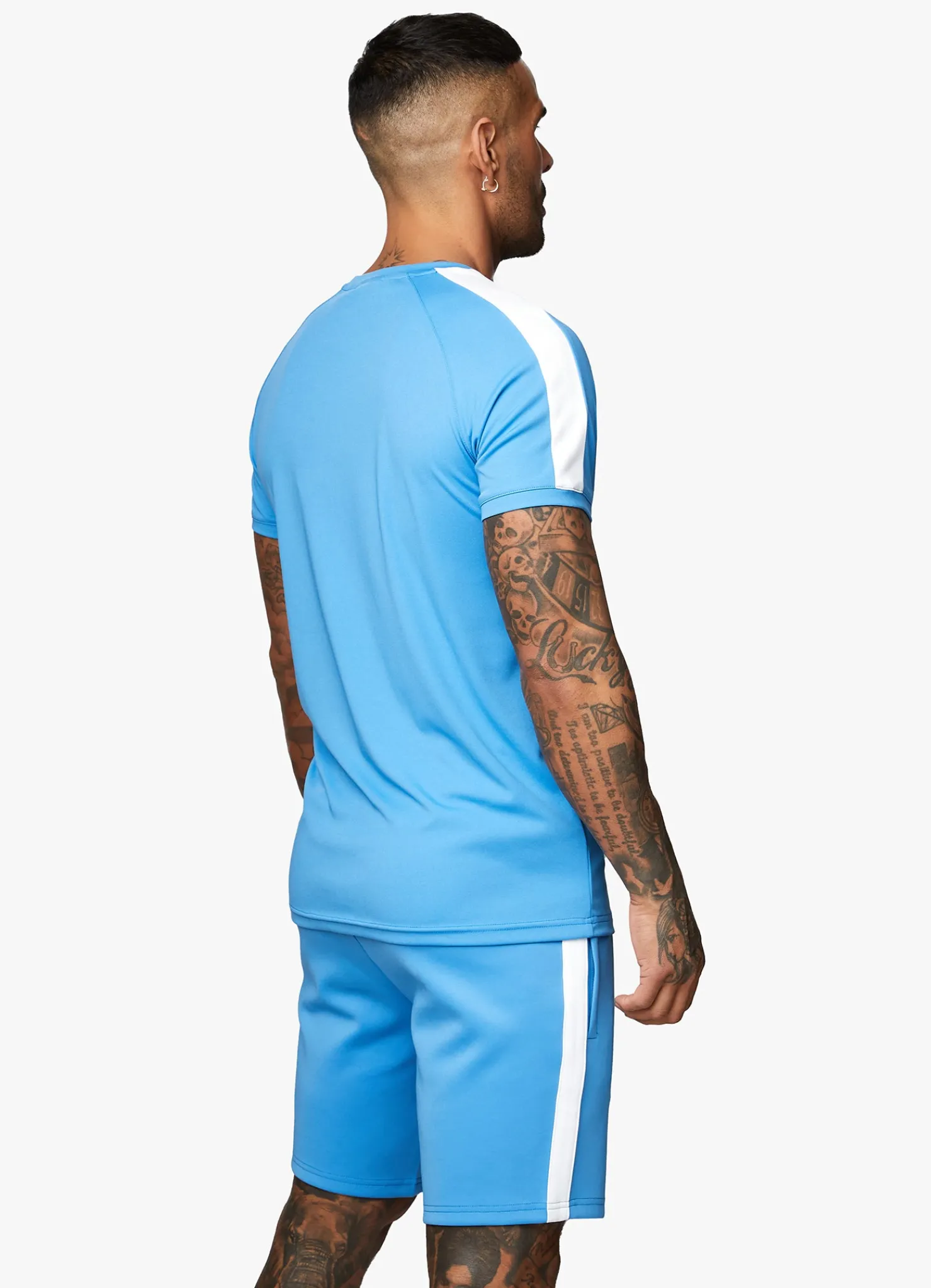 Twin Sets<Gym King Core Plus Poly Tee Azure Blue