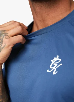 Twin Sets<Gym King Core Plus Poly Tee Moonlight Blue