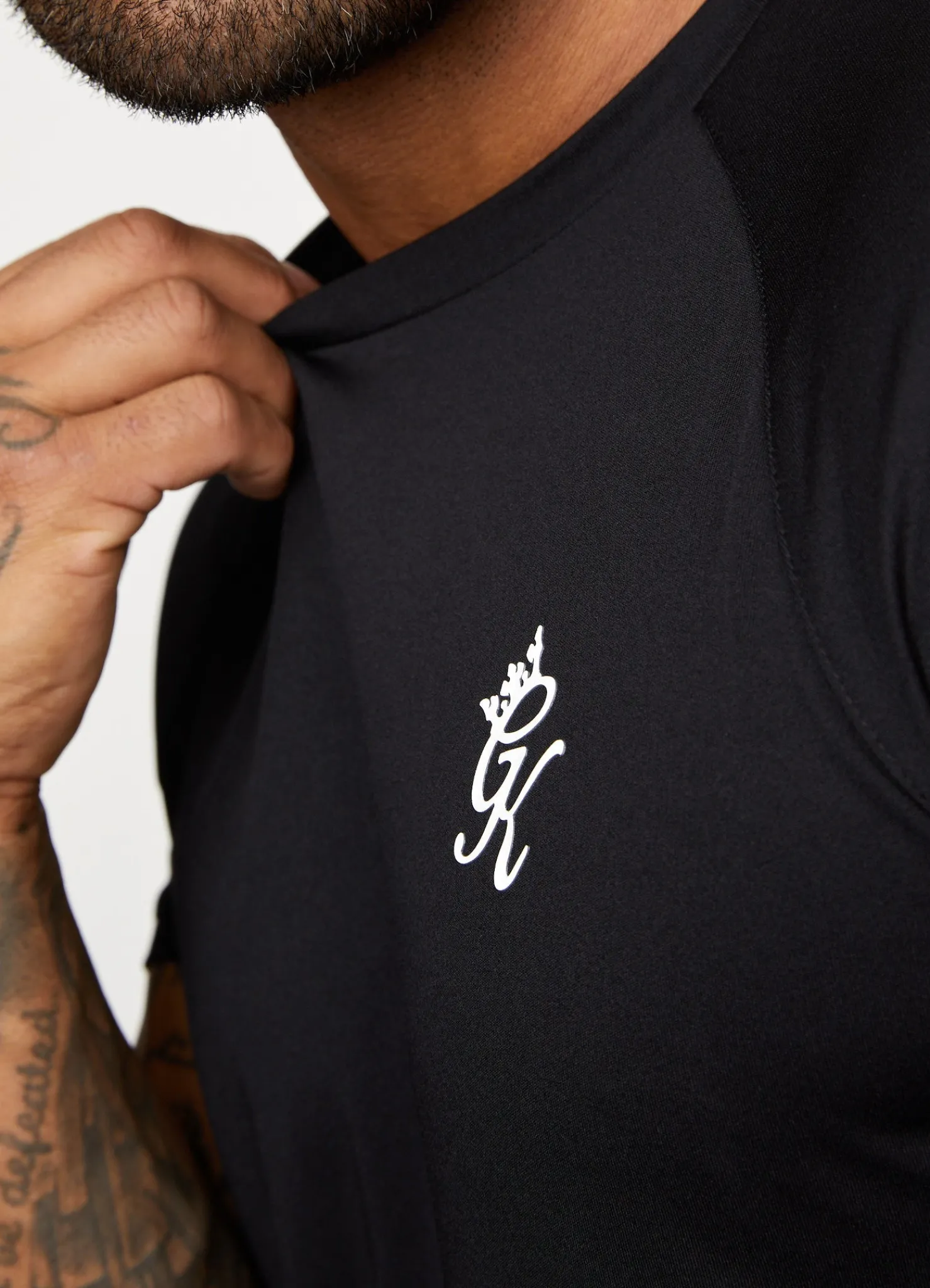 T-Shirts<Gym King Core Plus Poly Tee Black