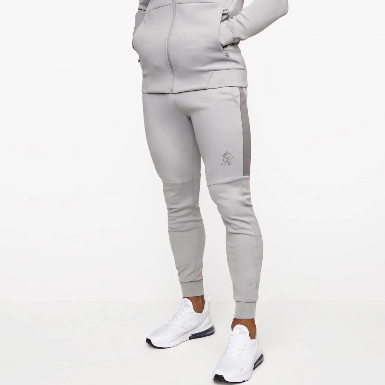 Tracksuit Bottoms<Gym King Core+ Poly Tracksuit Bottoms Shadow Grey