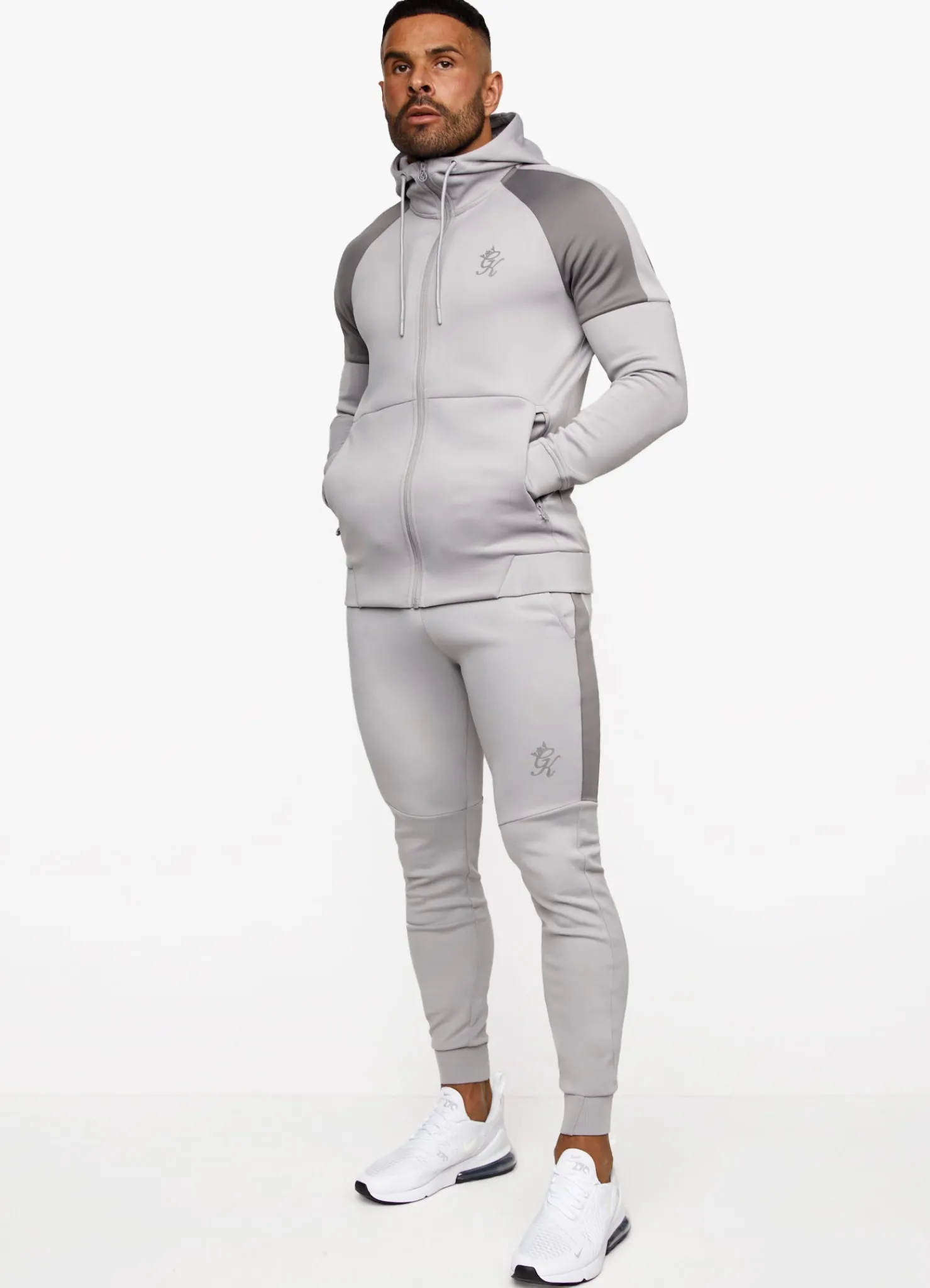 Tracksuit Bottoms<Gym King Core+ Poly Tracksuit Bottoms Shadow Grey