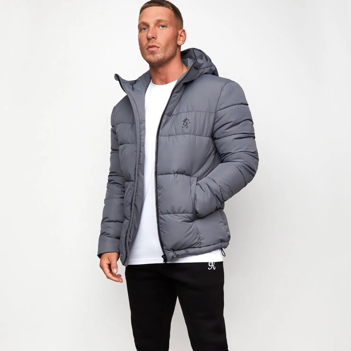 Outerwear<Gym King Core Tech Puffer Jacket Grey