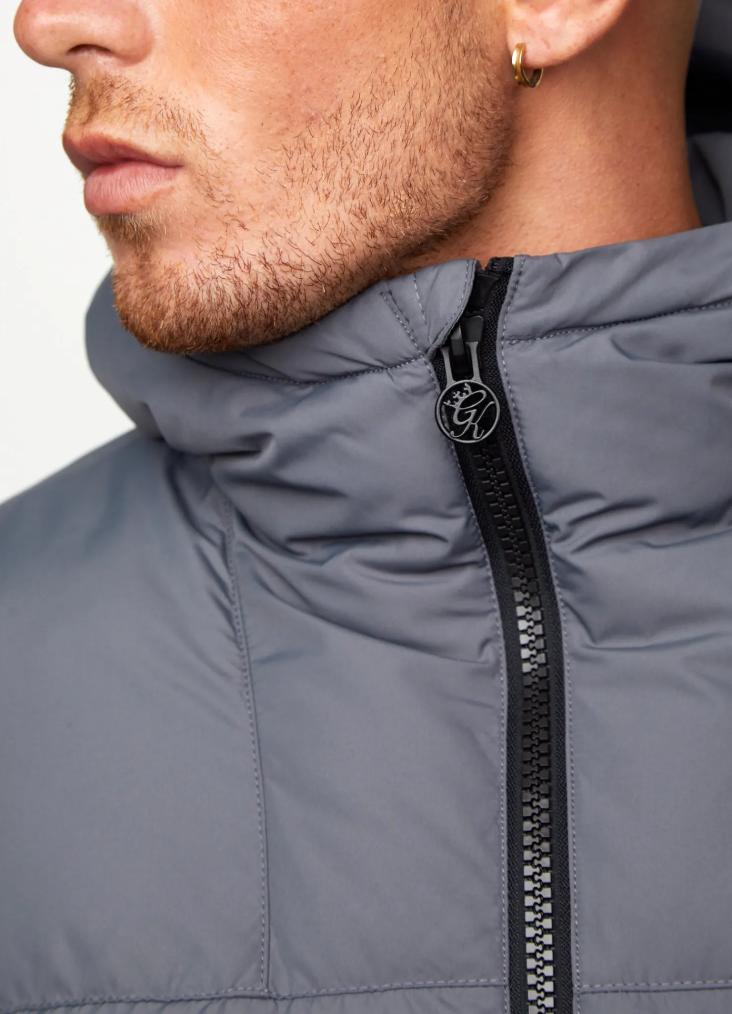 Outerwear<Gym King Core Tech Puffer Jacket Grey
