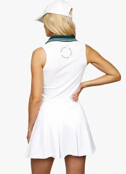 Tops & T-Shirts<Gym King Court Luxe Tank White
