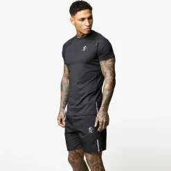 Gymwear<Gym King Debossed Energy Tee Black