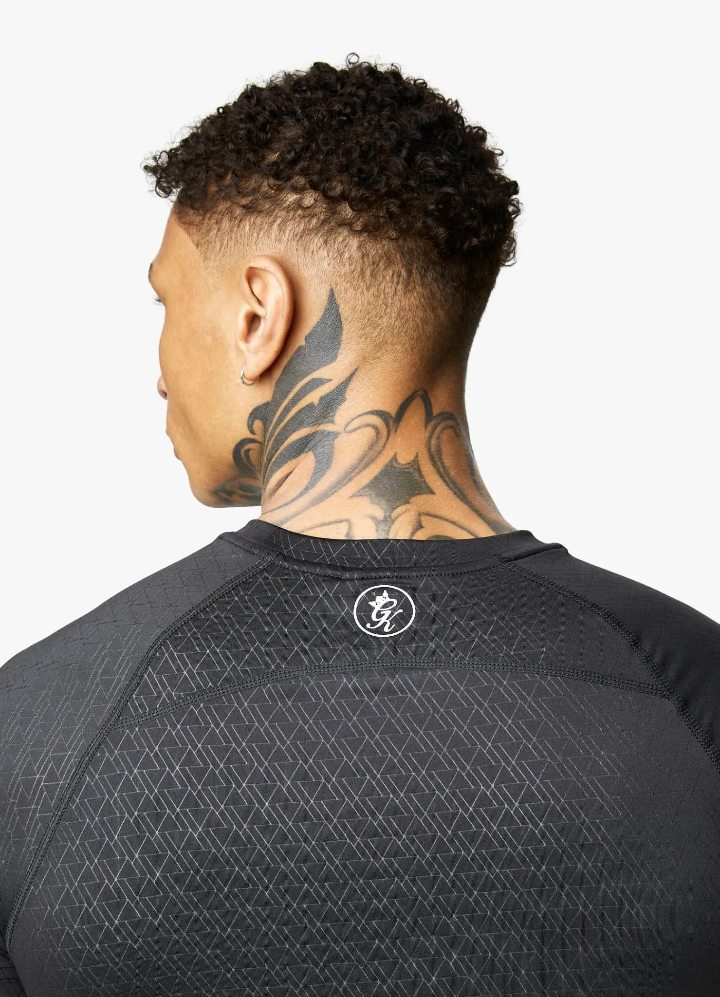 Gymwear<Gym King Debossed Energy Tee Black