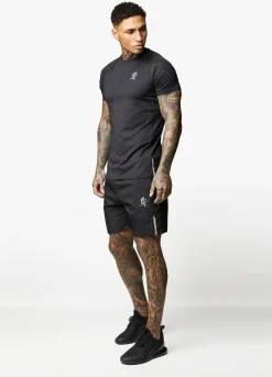 T-Shirts<Gym King Debossed Energy Tee Black