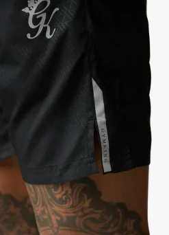 Gymwear<Gym King Debossed Victory Short 6.5" Black
