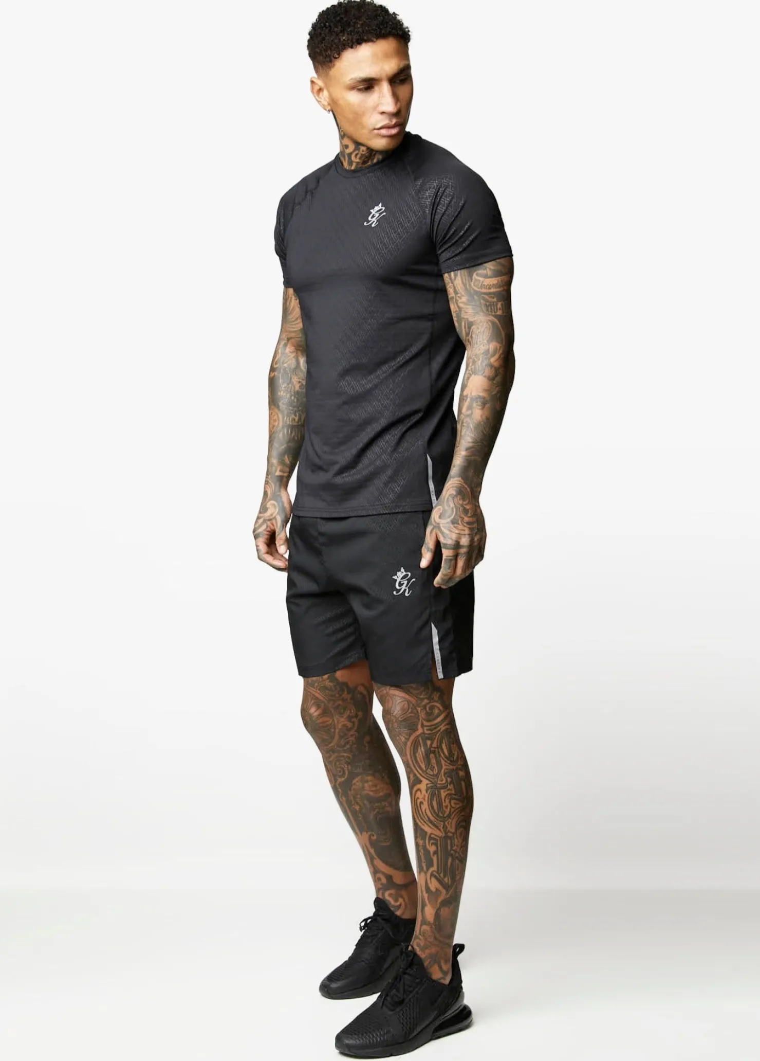 Shorts<Gym King Debossed Victory Short 6.5" Black