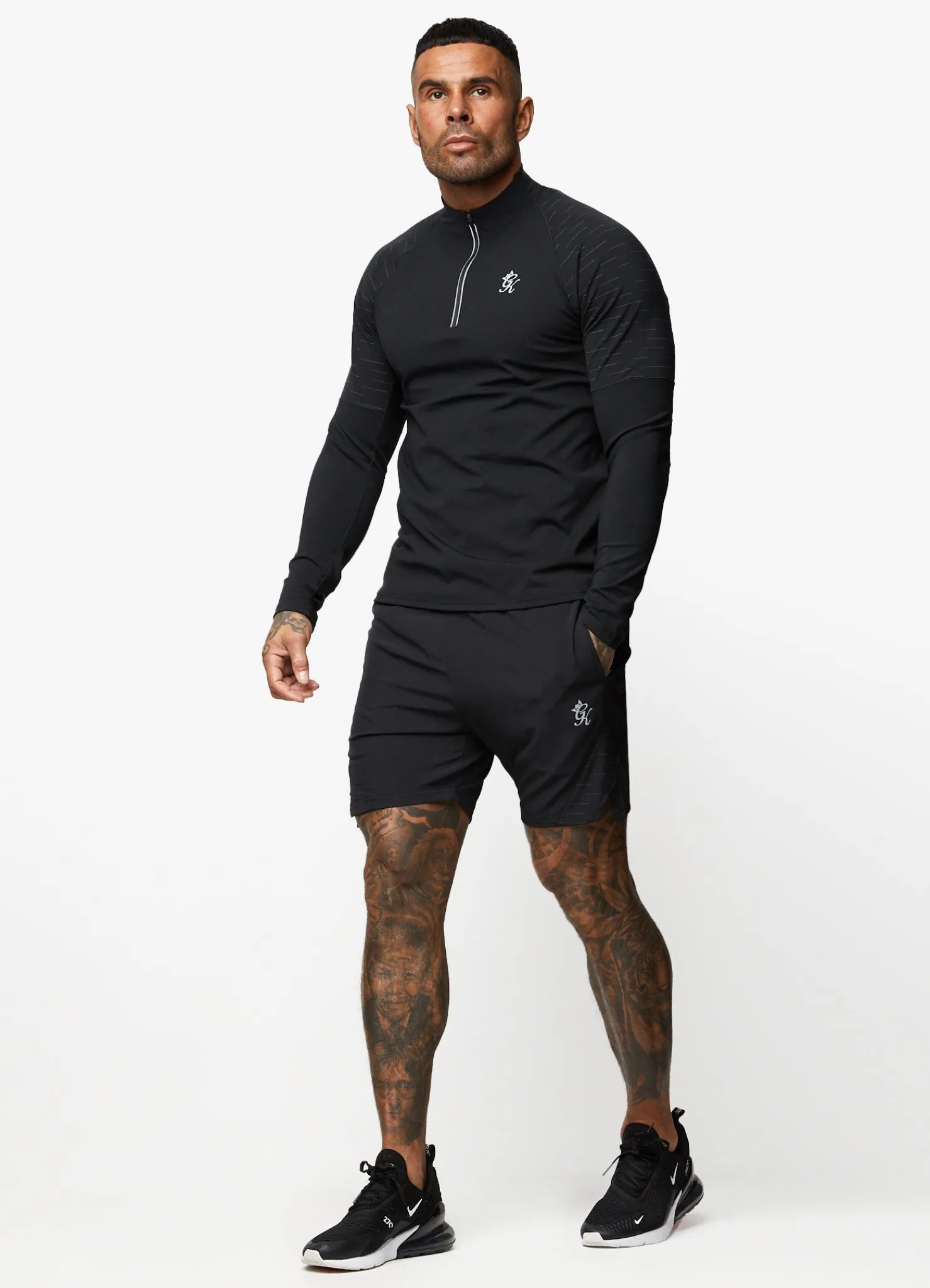 Gymwear<Gym King Deflect Funnel Black