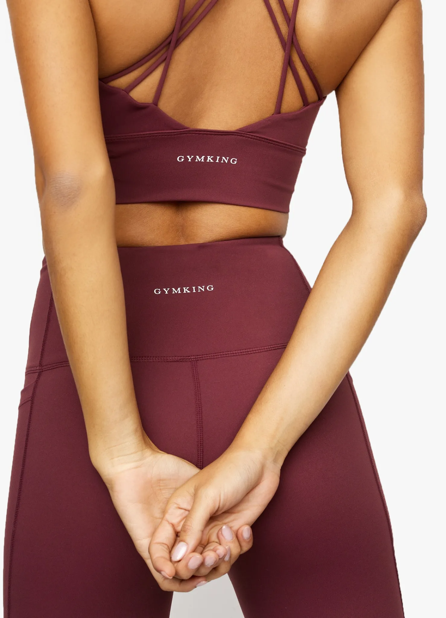 Gymwear<Gym King Dominate Bra Red Wine