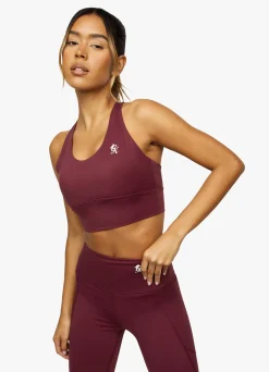 Gymwear<Gym King Dominate Bra Red Wine