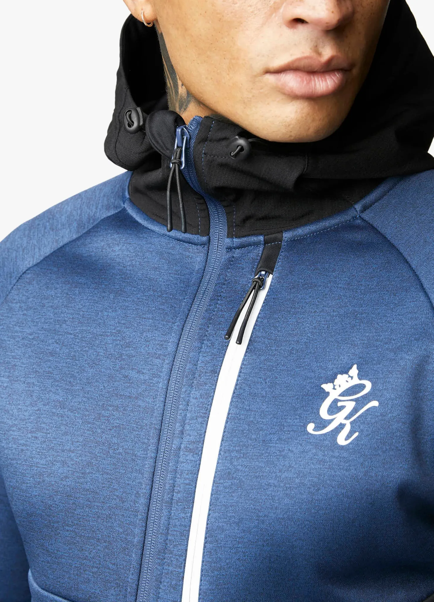 Tracksuit Tops<Gym King Endurance Full Zip Hood Navy/Black