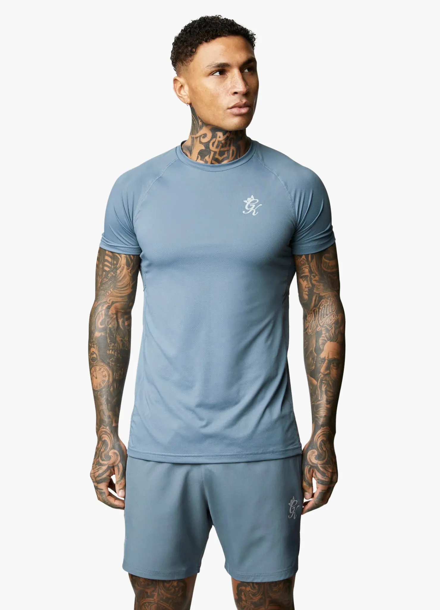 T-Shirts<Gym King Energy Tee Petrol Blue