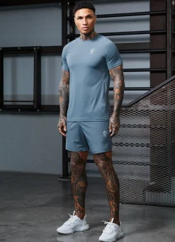Gymwear<Gym King Energy Tee Petrol Blue