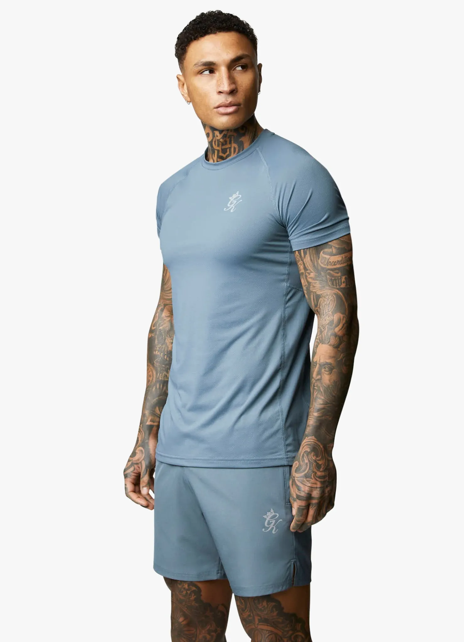 T-Shirts<Gym King Energy Tee Petrol Blue