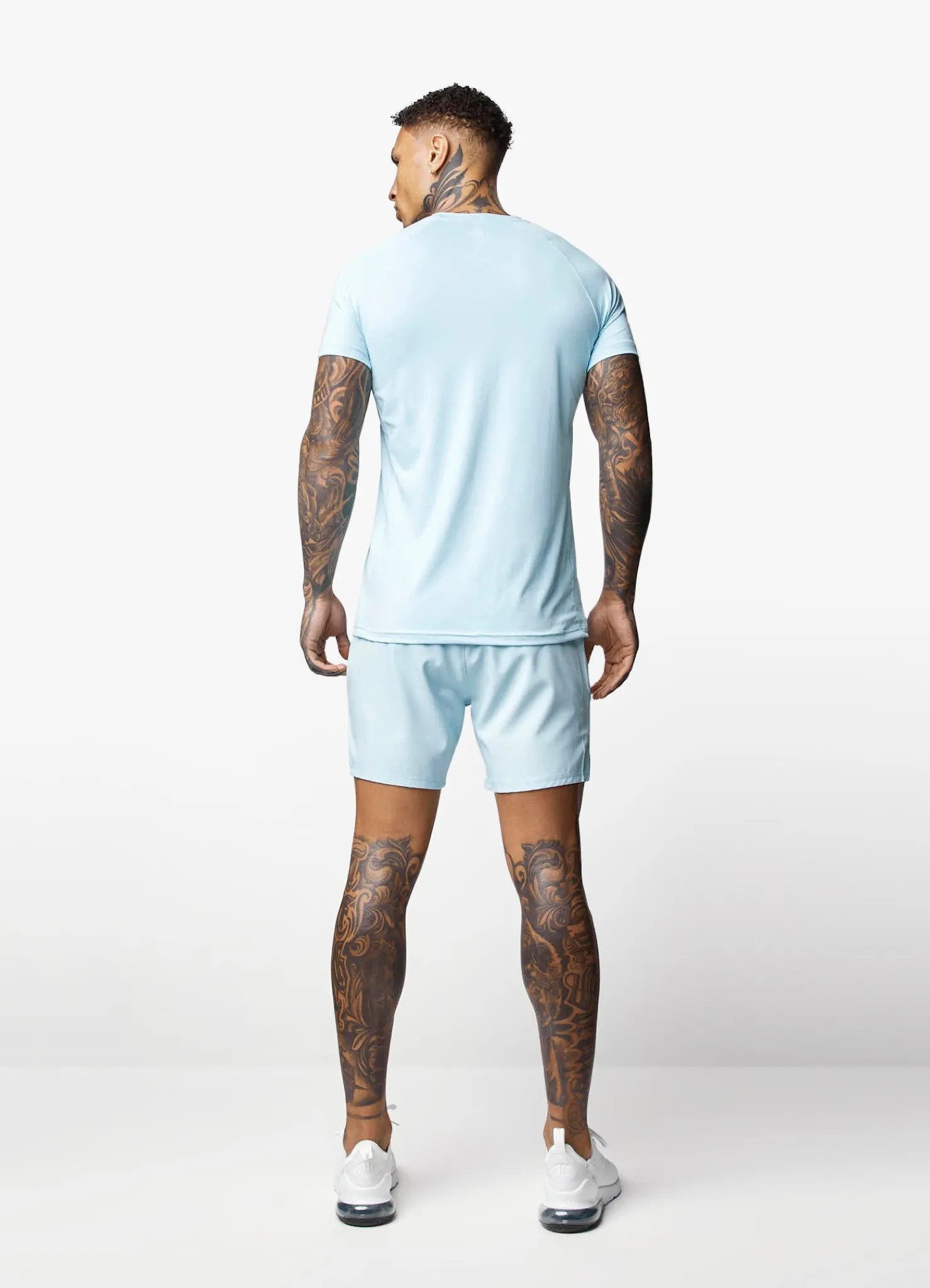 T-Shirts<Gym King Energy Tee Aqua Sky