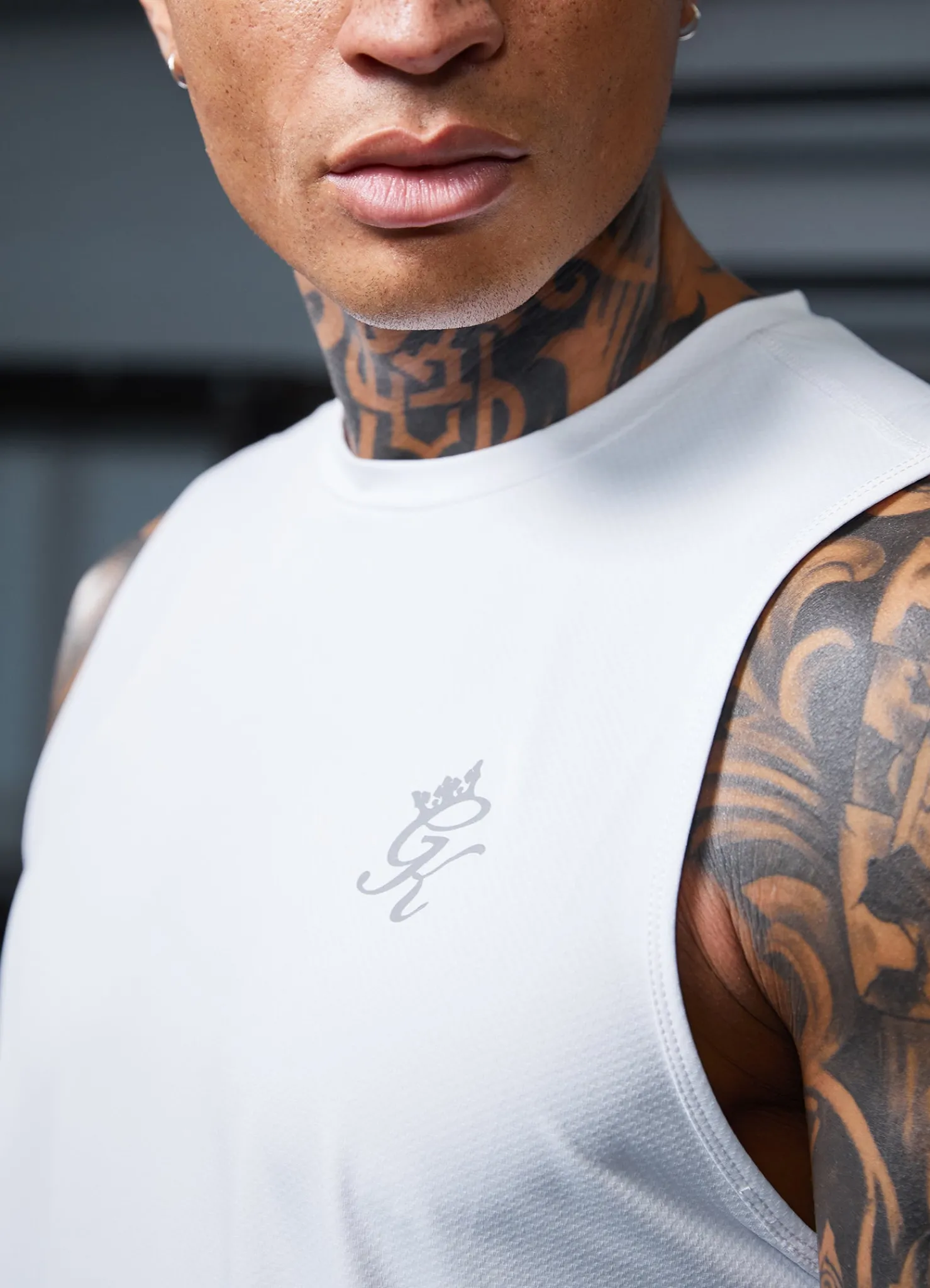 Vests<Gym King Energy Vest White