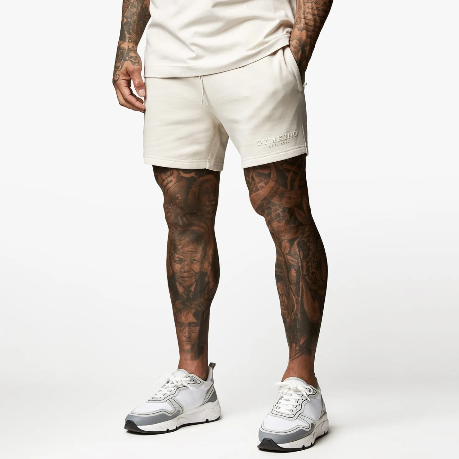 Shorts<Gym King Est. Legacy Short Sand