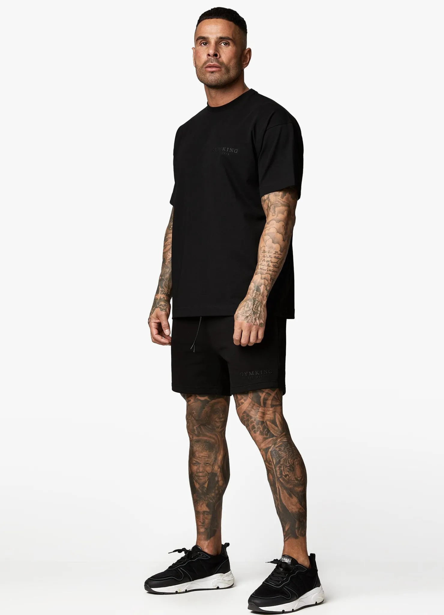Twin Sets<Gym King Est. Legacy Short Black
