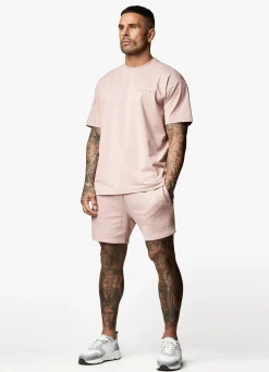 Twin Sets<Gym King Est. Legacy Short Dusky Pink