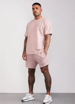 Twin Sets<Gym King Est. Legacy Short Dusky Pink