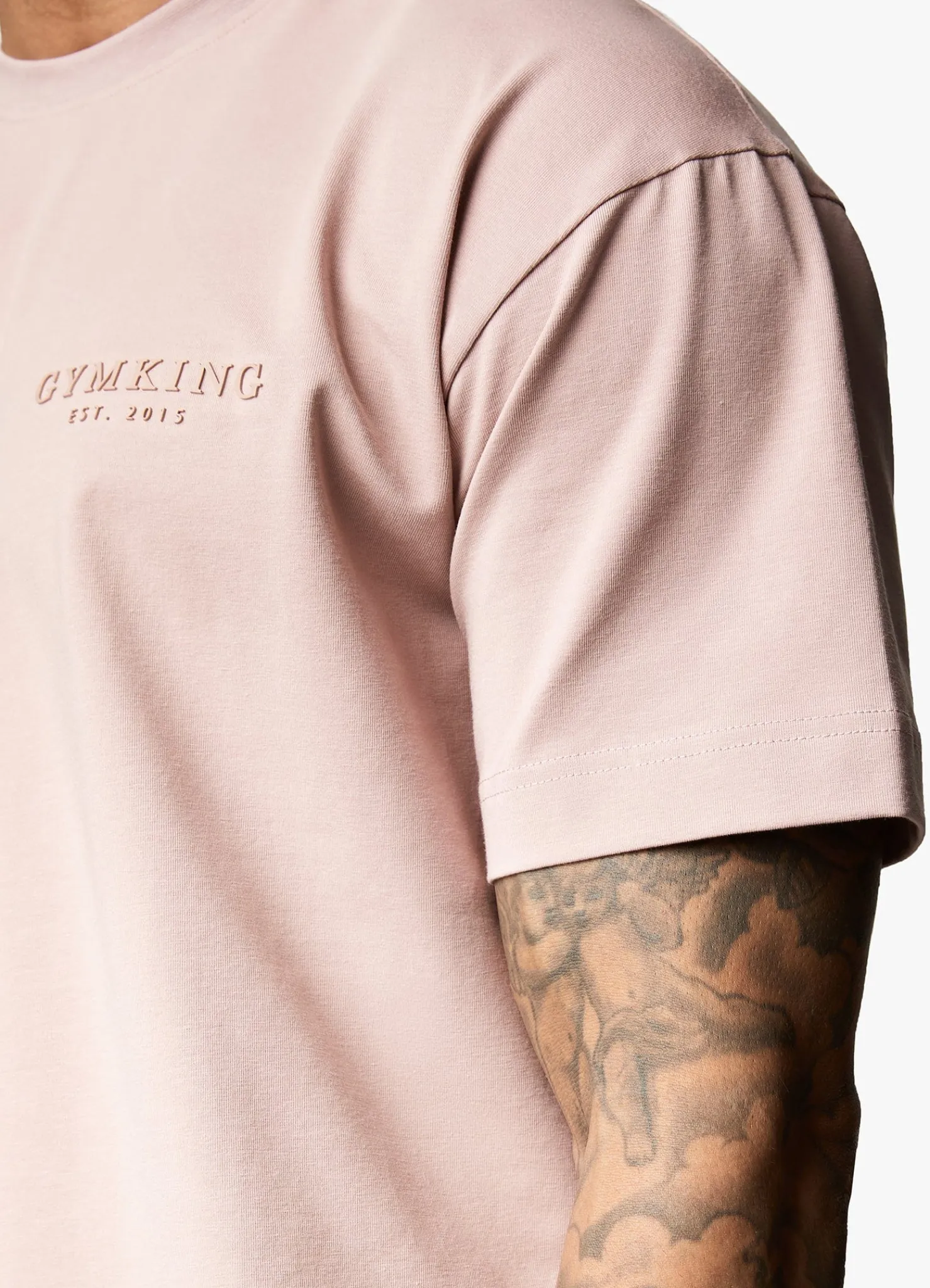 Twin Sets<Gym King Est. Legacy Tee Dusky Pink