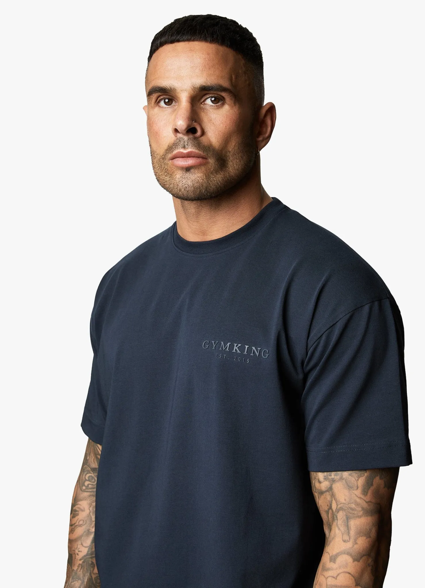 T-Shirts<Gym King Est. Legacy Tee Navy