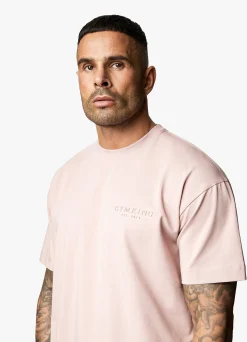 Twin Sets<Gym King Est. Legacy Tee Dusky Pink