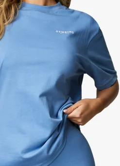 Co-Ords<Gym King Established Boyfriend Tee Coastal Blue