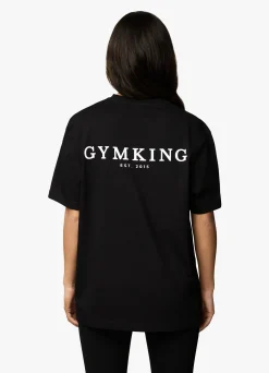 Co-Ords<Gym King Established Boyfriend Tee Black/White