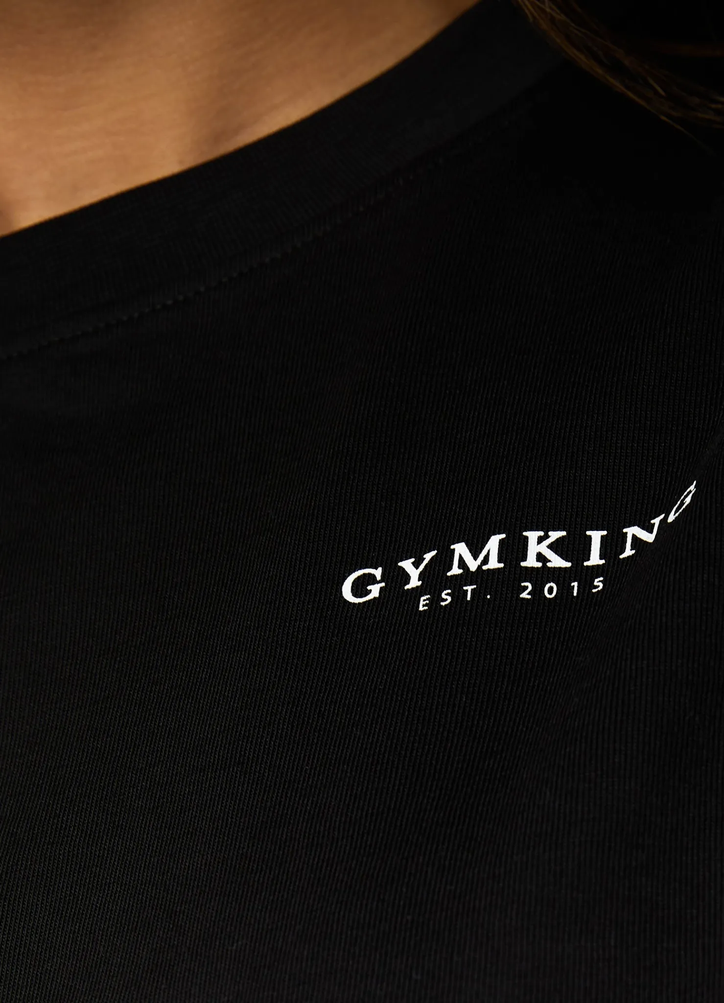 Tops & T-Shirts<Gym King Established Boyfriend Tee Black/White