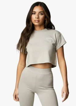 Co-Ords<Gym King Established Cap Sleeve Tee Dusky Sage