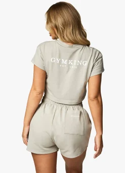 Co-Ords<Gym King Established Cap Sleeve Tee Dusky Sage