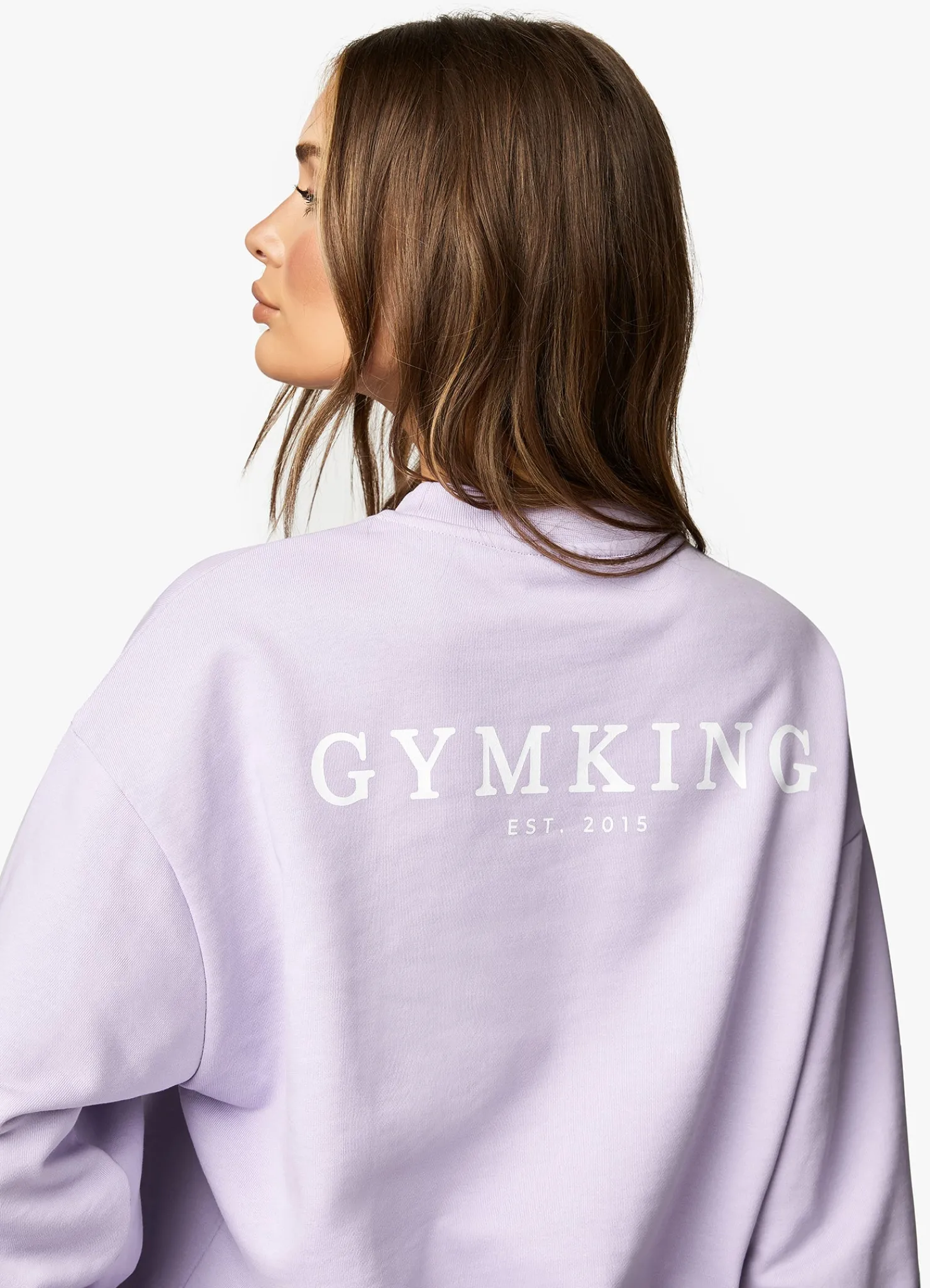 Sweatshirts<Gym King Established Crew Lilac