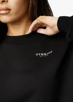 Co-Ords<Gym King Established Crew Black/White
