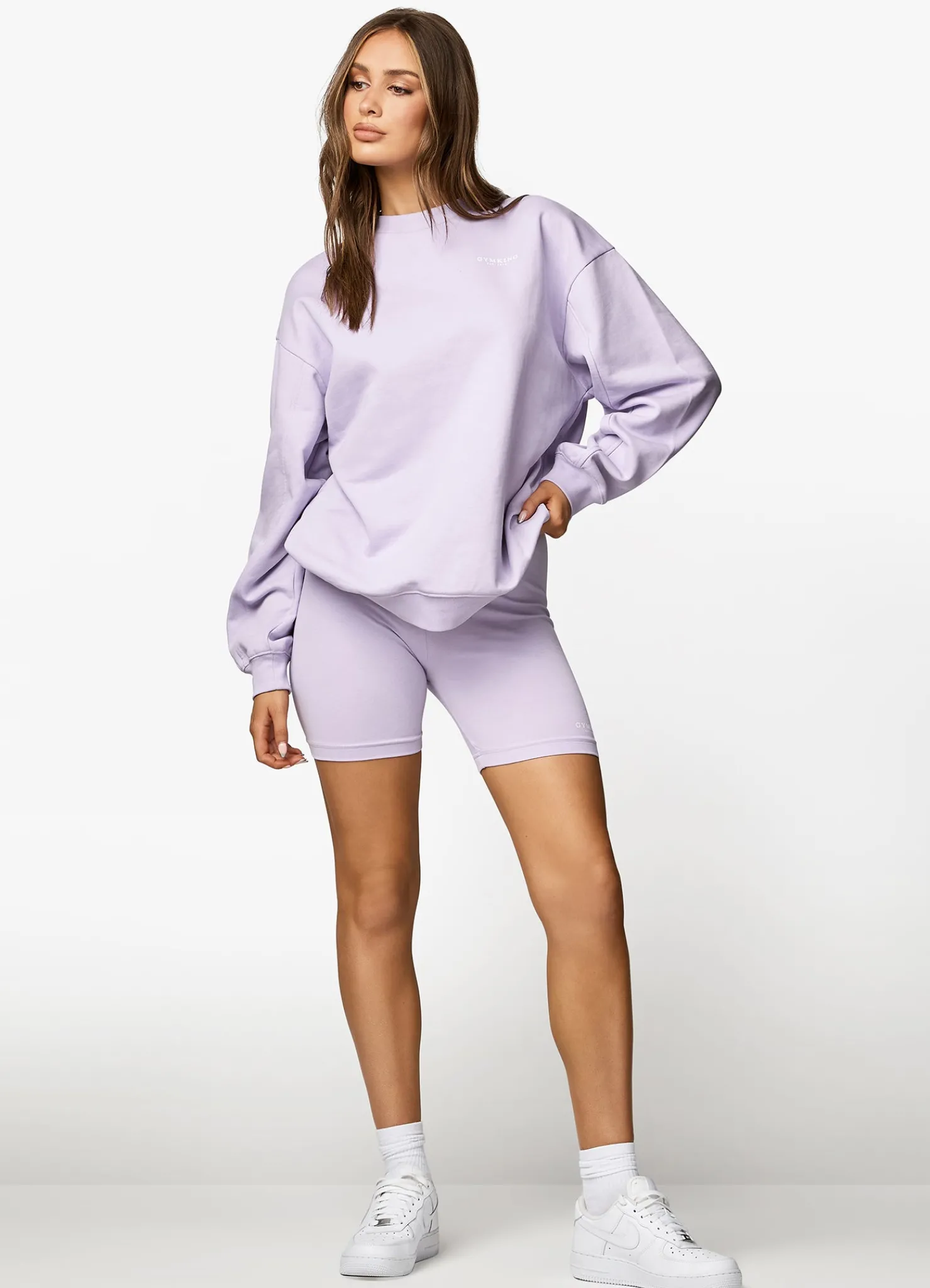 Sweatshirts<Gym King Established Crew Lilac