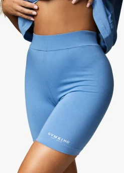 Shorts<Gym King Established Cycle Short Coastal Blue