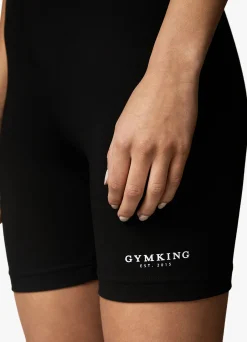 Shorts<Gym King Established Cycle Short Black/White