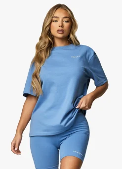 Co-Ords<Gym King Established Cycle Short Coastal Blue