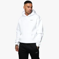 Sweatshirts & Hoodies<Gym King Established Hood White