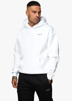 Sweatshirts & Hoodies<Gym King Established Hood White
