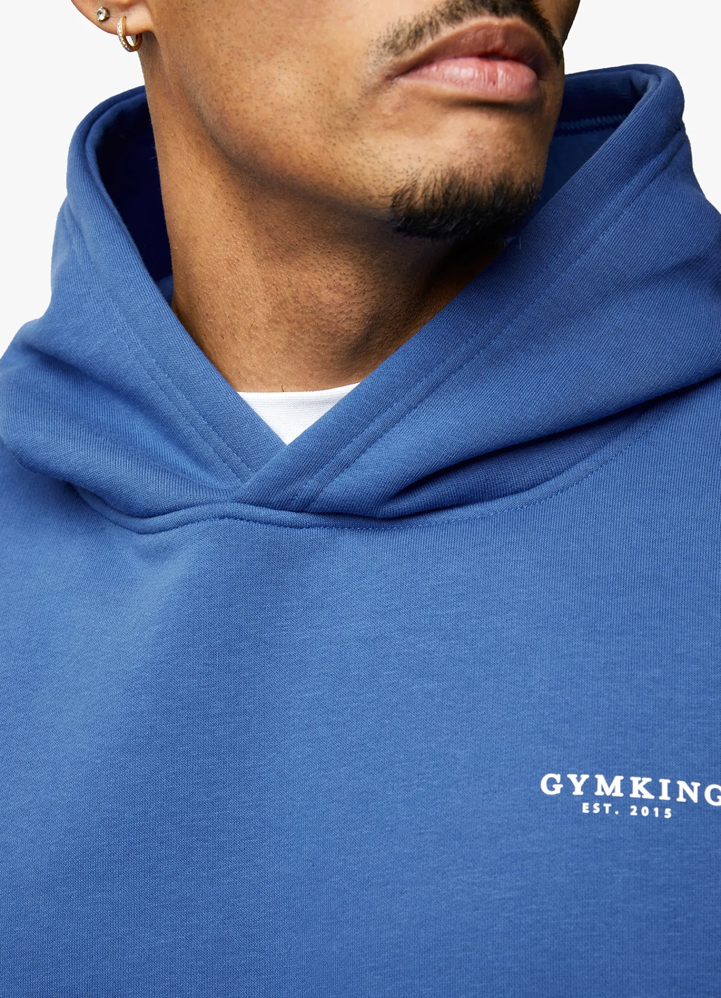 Sweatshirts & Hoodies<Gym King Established Hood Cobalt Blue